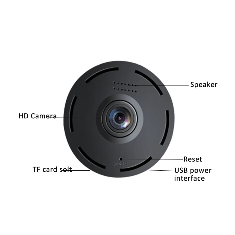 Мини камера видеонаблюдения панорамная МП Wi Fi|Камеры видеонаблюдения| |