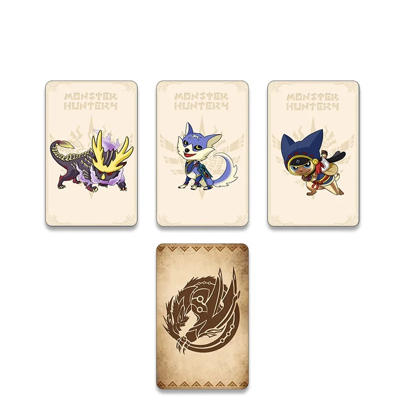 

3pcs Switch Monster Hunter Rises Amibo Card Linkage Card Demon Hunter AI Lu Cat