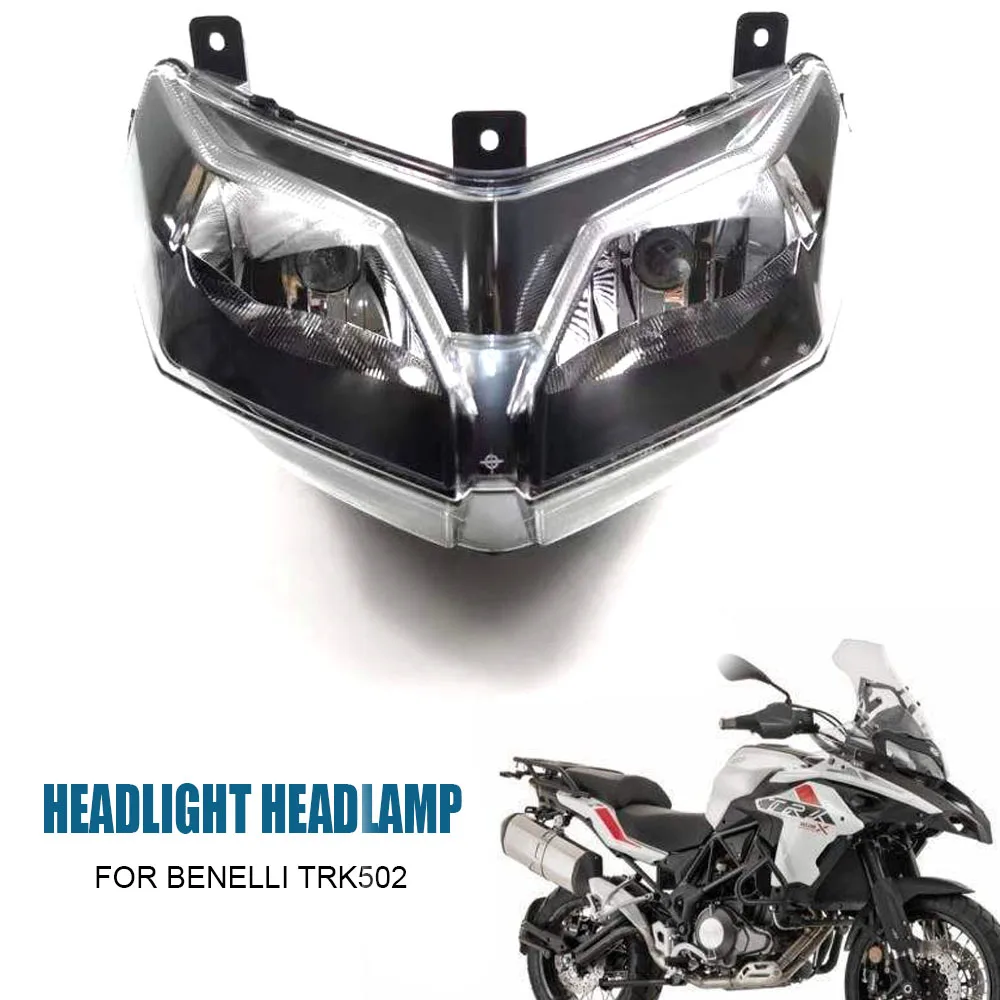 

For Benelli Trk 502 502x TRK502 TRK502X Front Motorcycle Headlight Headlamp Assembly
