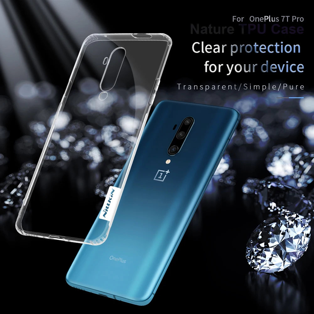 Чехол для Oneplus 7T Pro Чехол для Oneplus 7 Pro чехол s Nillkin мягкий силиконовый TPU Прозрачный чехол для телефона для One Plus 7T 7 Pro оболочка Funda