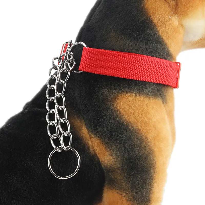 Нейлоновый ошейник для дрессировки собак Martingale средних и крупных 4 цвета