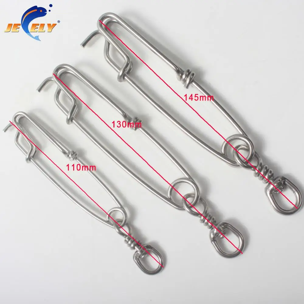 

1PC Stainless steel longline snap with B.L swivel for tuna swivel clips