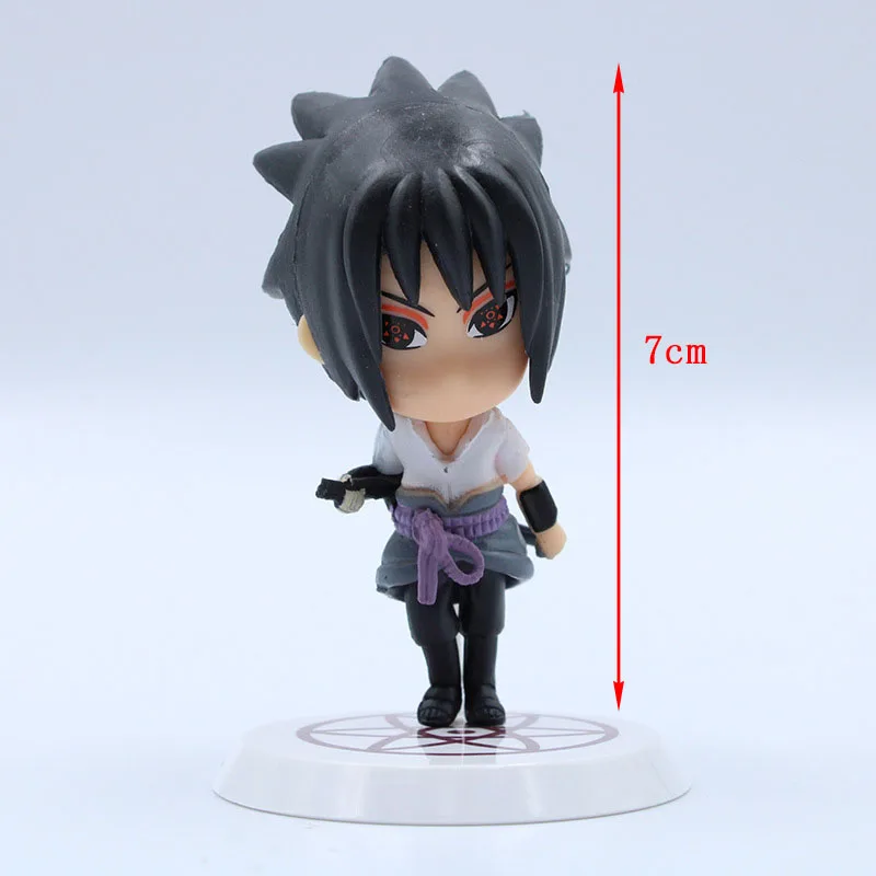 Экшн фигурка Наруто 6 шт./Лот игрушки в стиле Q Zabuza Haku Gaara Sasuke Naruto Sakura ПВХ модель