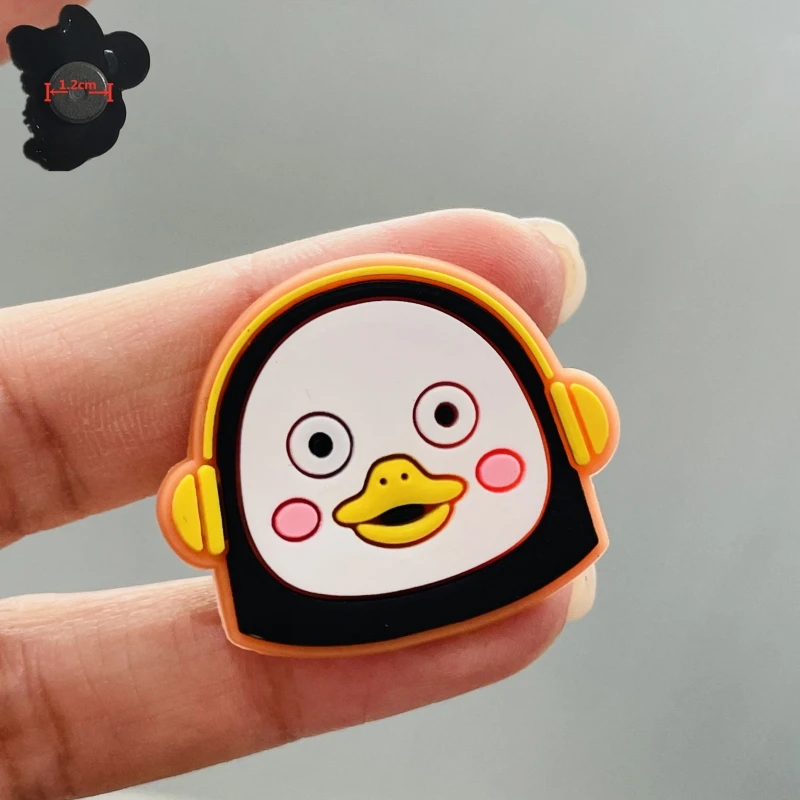 1PCS PVC Japan Anime Lovely Fridge Magnets Kawaii Penguin Refrigerator Magnetic Sticker Kids Gifts Stationery Toys Souvenir Gift - купить по