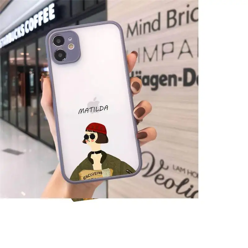 

Leon Phone Case Matte For iPhone 12 Mini 11 Pro XR XS Max 7 8 Plus X Hard PC Back Cover