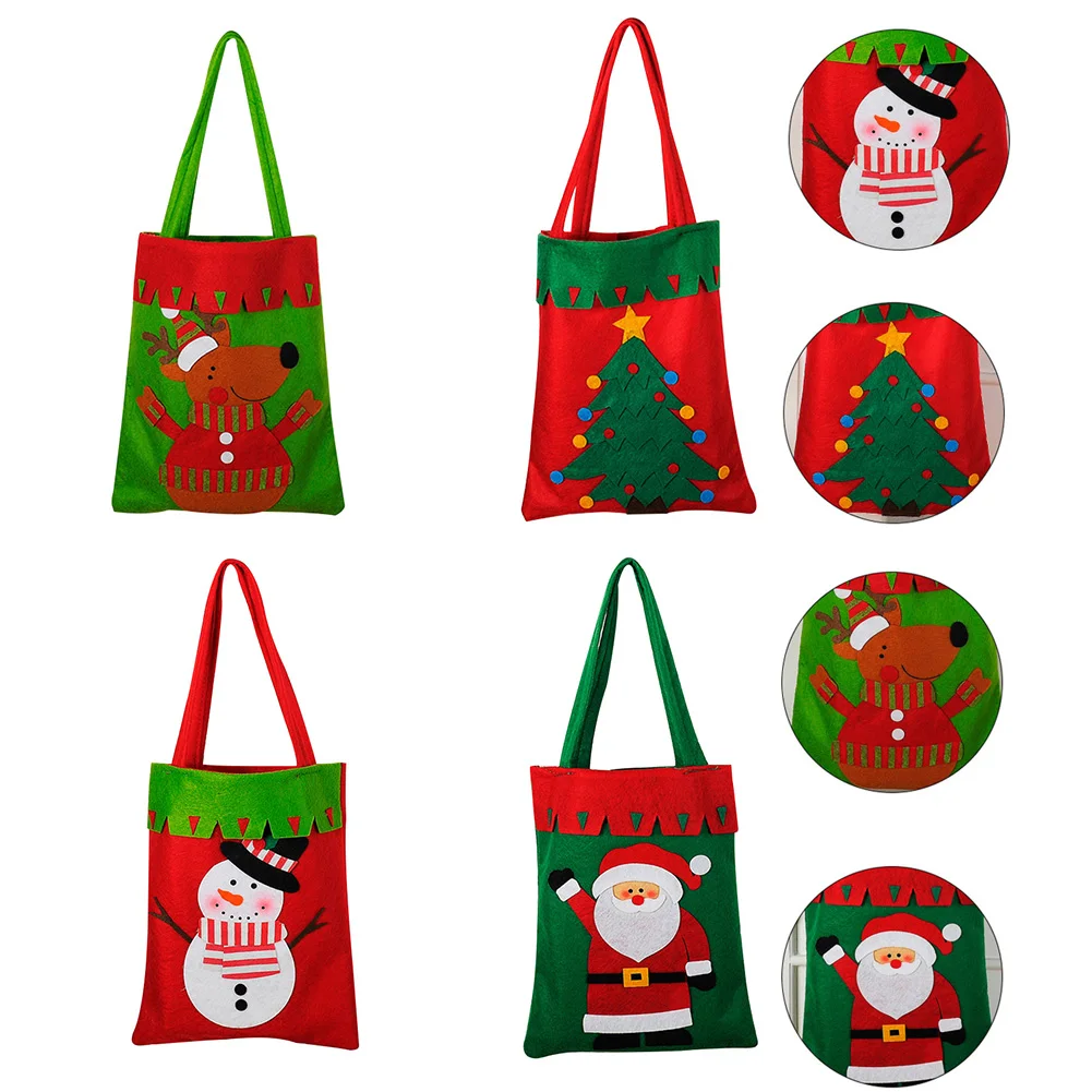 Рождественские украшения для дома носки Санта Клауса стильные сделайте вечерние