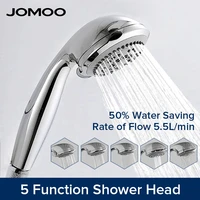 high pressure 5 spray settings shower head jomoo 3 5inch douchekop easy cleaning nozzles massage spa showerhead water saving