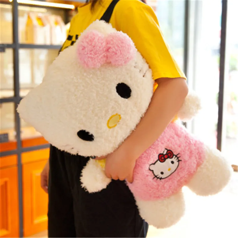 30-60 см Kawaii стоячие коты мягкие Мультяшные аниме плюшевые игрушки милые куклы для малышей, милая Подушка для детей, подарки для детей