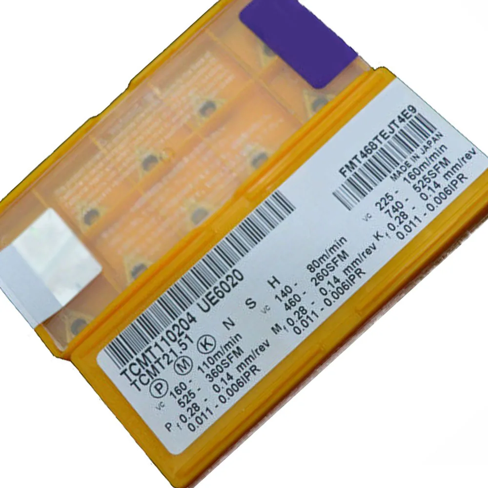 

Твердосплавные вставки TCMT110204 UE6020 TCMT 21,51 UE6020, резак с ЧПУ, 10 шт.