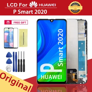 original 6 21 display for huawei p smart 2020 lcd touch screen digitizer assembly for huawei p smart 2020 pot lx1a pot l21 lcd free global shipping