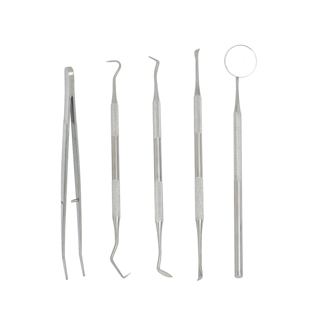 Набор инструментов из нержавеющей стали для удаления зубного налета Зубное