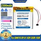 100% Оригинальный LOSONCOER 2300 мАч, DP-X1 Батарея для ONKYO DP-X1 XDP-300R 100R плеер аккумулятор 5 Провод Аккумулятора