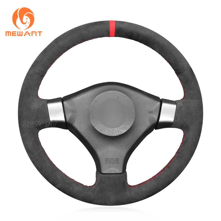 

MEWANT черный Алькантара темно-серый чехол рулевого колеса автомобиля для Nissan 200SX S15 Silvia Skyline R34 GTR GT-R 1999 2000 2001-2002
