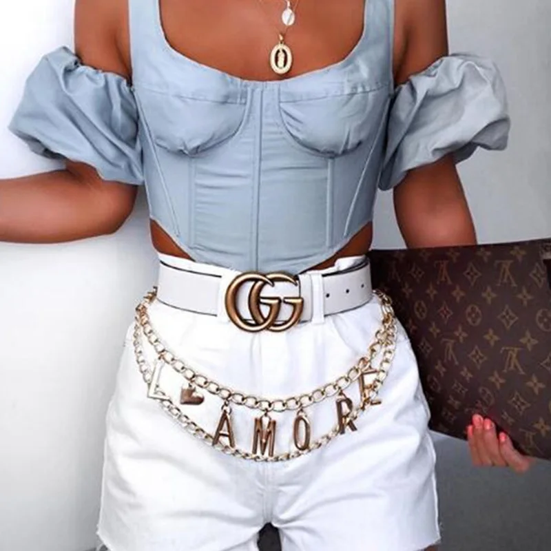 Многослойная цепочка на талию для женщин богемная цепь из сплава в стиле ретро