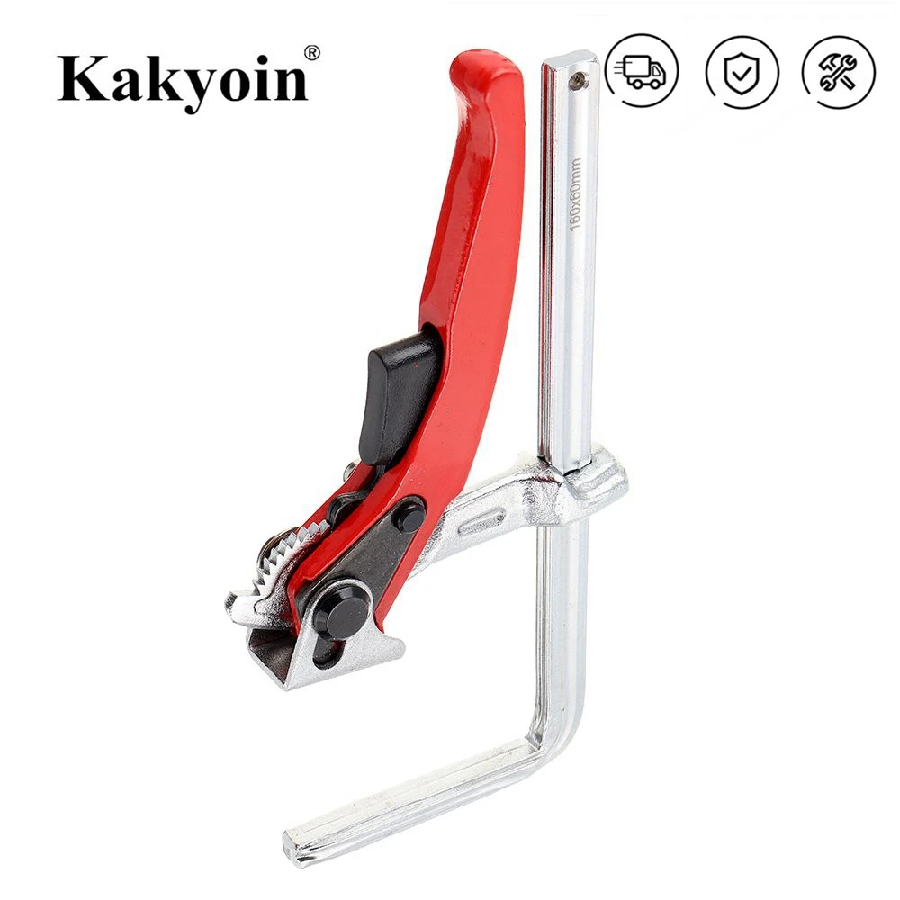 Wholesale 300KG MFT Clamp Heavy Duty Steel Ratchet F Clamp Bar Quick Release Guide Rail System Woodwork F Clamping Pressure