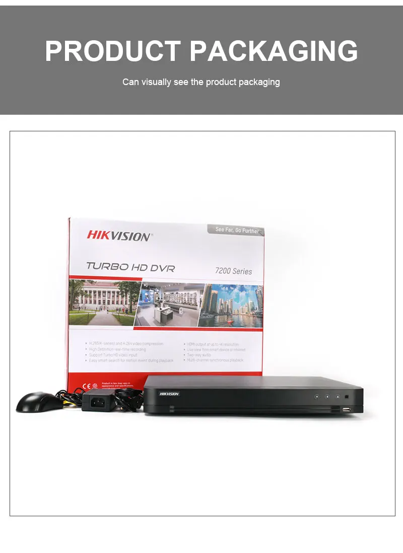 Hikvision Оригинальная английская версия Turbo HD DVR DS-7216HQHI-K2 16ch 4MP HDTVI/HDCVI/AHD/CVBS сигнал HDMI выход до 4K