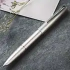 Ручка перьевая 100 металлическая с серебряными чернилами и золотым наконечником 14 к