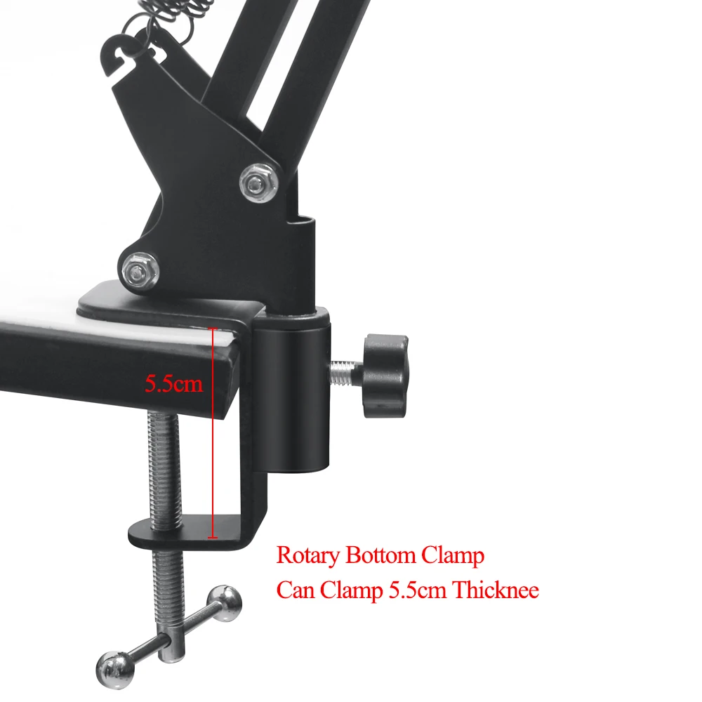 

10Inch Ring Clamp Lamp Light 26Cm Pink Arm Stand 27.5"Table Mounting Lamp 3Colors Light For Photo Youtube Manicure Phone Filming