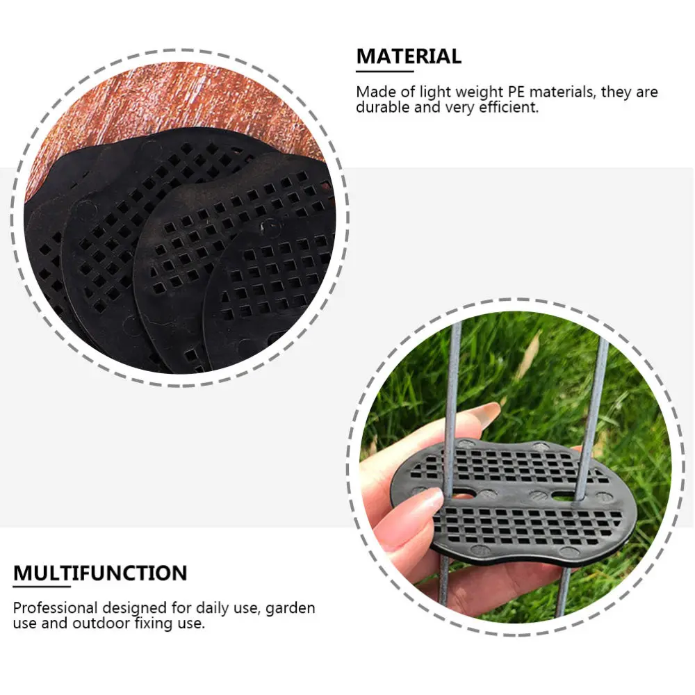 

100Pcs Greening Nails Gasket Outdoor Camping Tent Pegs Gasket Ground Nails Pads