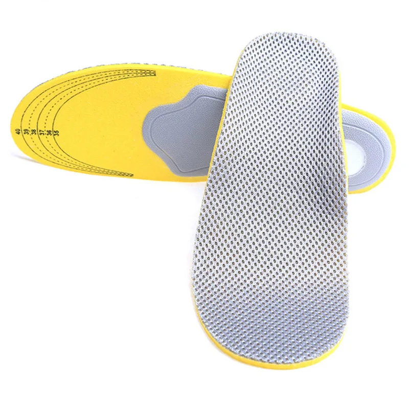 

201 1 Pair Men Women 3D Orthopedic Insoles Breathable Orthotics Flat Foot Insert Arch Support Pads for Plantar Fasciitis
