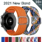 Ремешок для часов 20 мм22 мм для Samsung Galaxy watch 3active 246 мм42 ммGear S3, регулируемый плетеный соло-браслет для Huawei GT22ePro