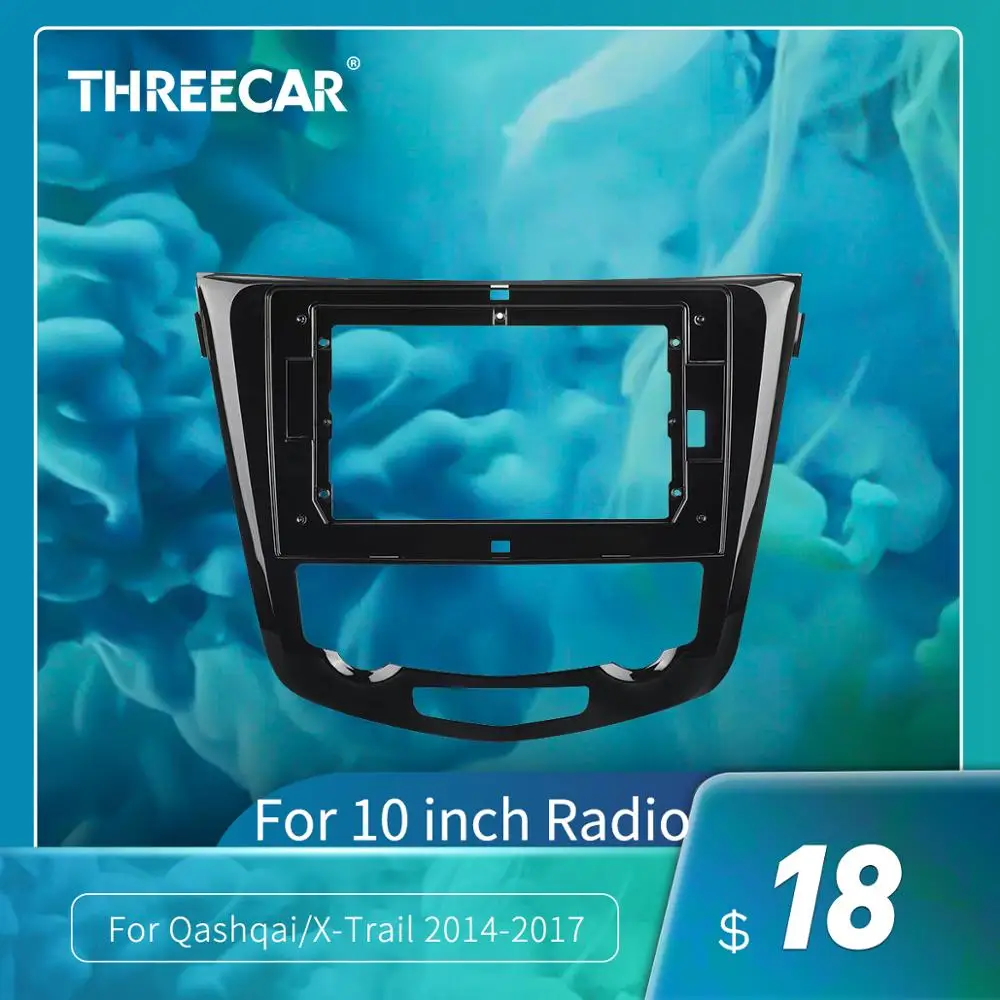 2Din приборной панели автомобиля рама подходит для Nissan Qashqai/X Trail 2014 2017