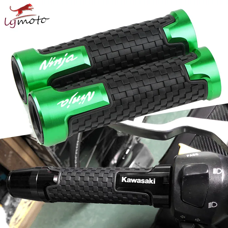 Алюминиевая ручка для мотоцикла 7/8 дюйма 22 мм CNC ручки гонок руль KAWASAKI Ninja 250/R 300R 400