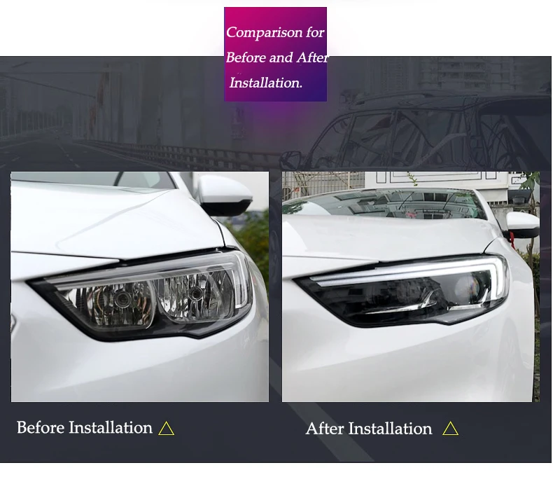 DY_L Автомобиль Стайлинг корпус передней фары для Buick Регал фары Регал светодиодный фары DRL Объектив Двойной Луч Биксенон HID