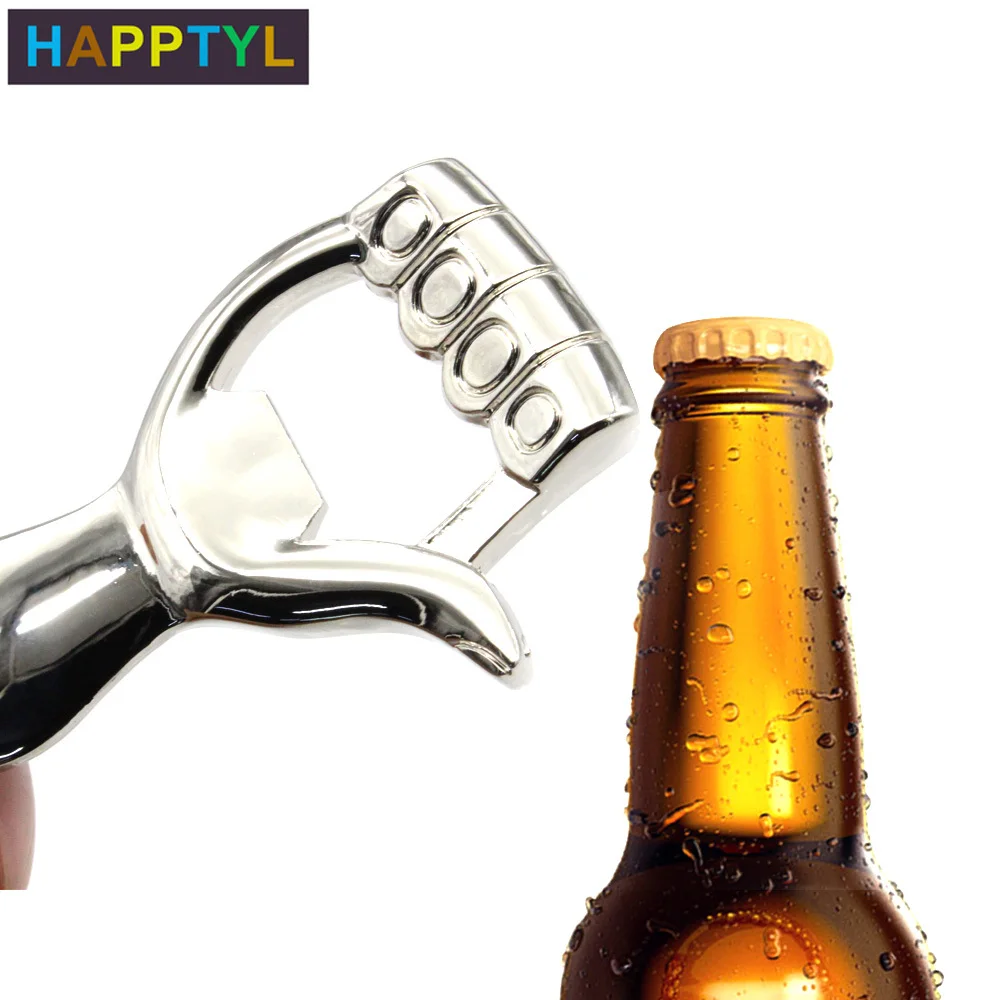 HAPPTYL 1 шт. металлический брелок для ключей открывалка бутылок с пальмовым пивом