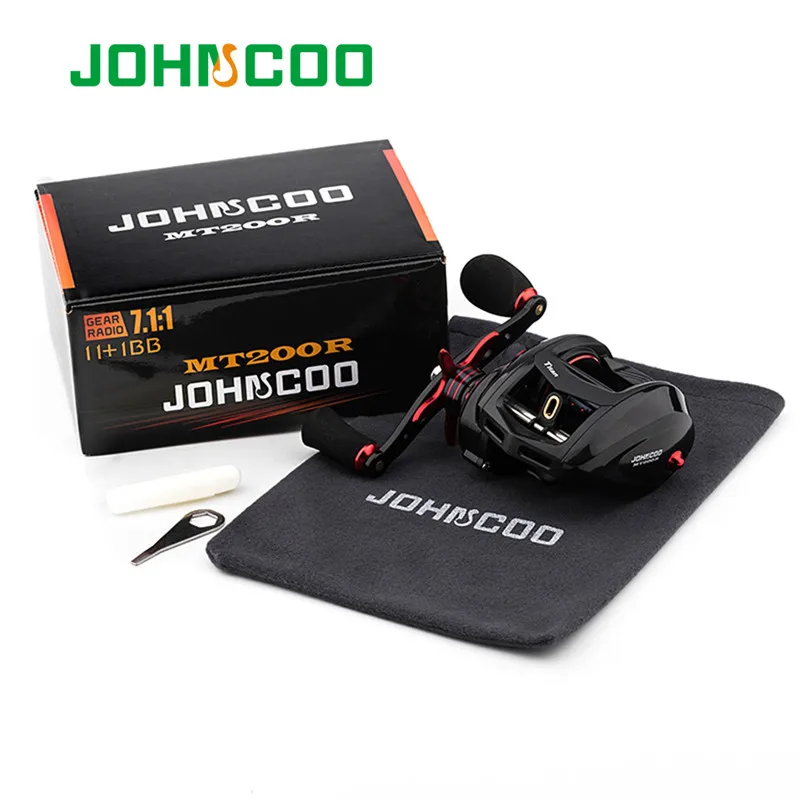 Кастинговая катушка JOHNCOO для морской рыбалки макс. нагрузка 13 кг 11 + 1