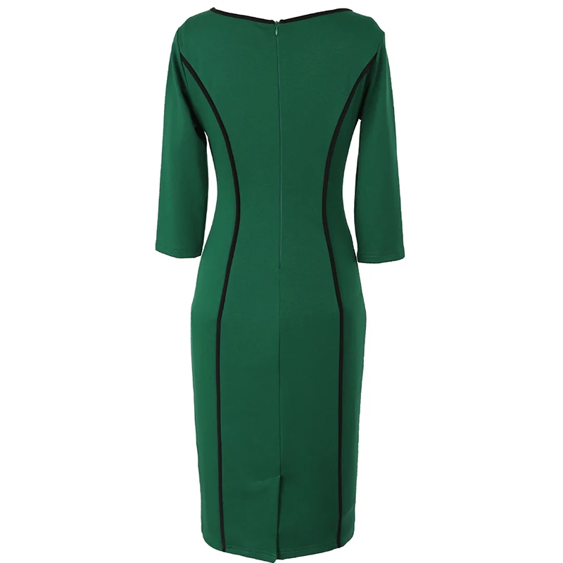 Фото Vfemage Womens Autumn Vintage Retro Buttons Colorblock Patchwork Slim Work Business Office Party Bodycon Pencil Sheath Dress 239 Женская Vfemage Womens Autumn Vintage Retro Buttons Colorblock Patchwork Slim Work Business Office Party Bodycon Pencil Sheath Dress 239 Женская