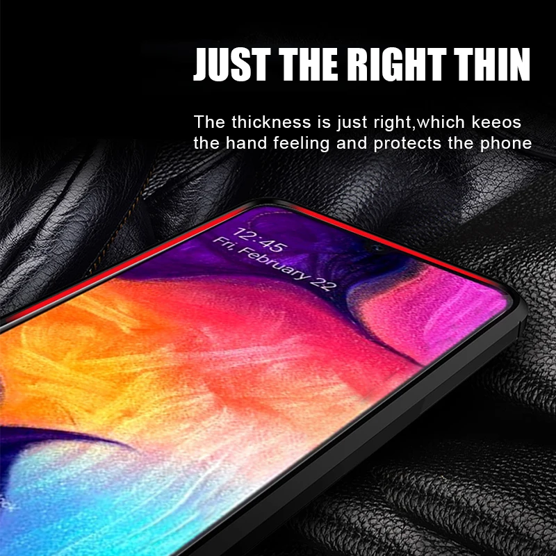 Роскошный мягкий чехол для телефона Samsung Galaxy A20 A30 A40 A50 M10 M20 M30 A3 A7 A5 A6 2018 2017 кожаный