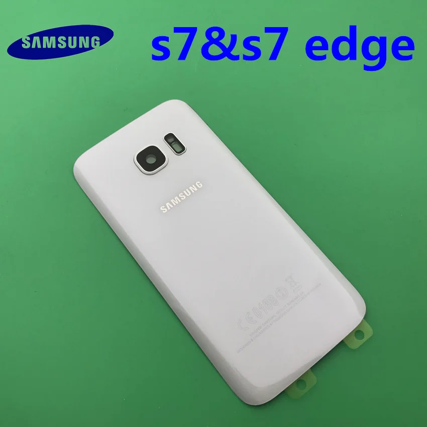 20 шт. samsung Корпус задняя крышка Чехлы для samsung Galaxy S7 G930 G930F S7 edge G935 G935F Телефон задняя батарея Дверь