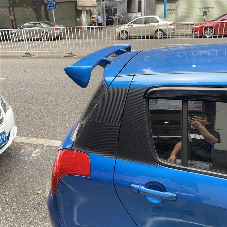 For SUZUKI Swift Spoiler 2007-2017 High Quality QQWX ABS Material Car Rear Wing Primer Color | Автомобили и мотоциклы