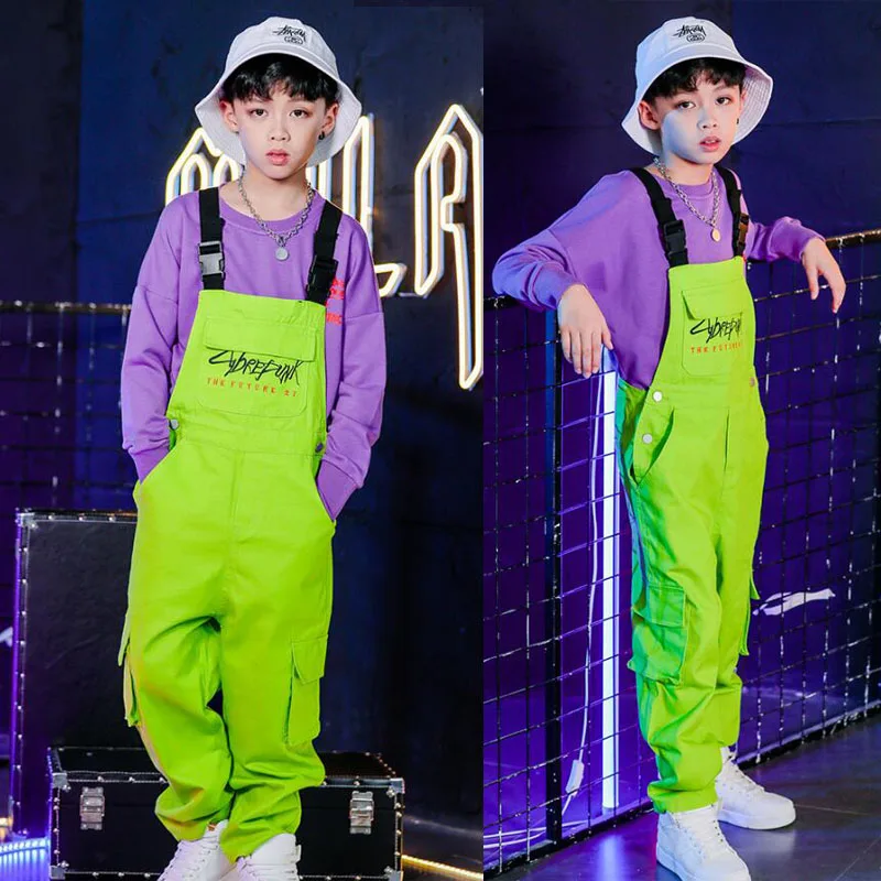 Детская танцевальная одежда в стиле хип хоп для девочек и мальчиков спортивная