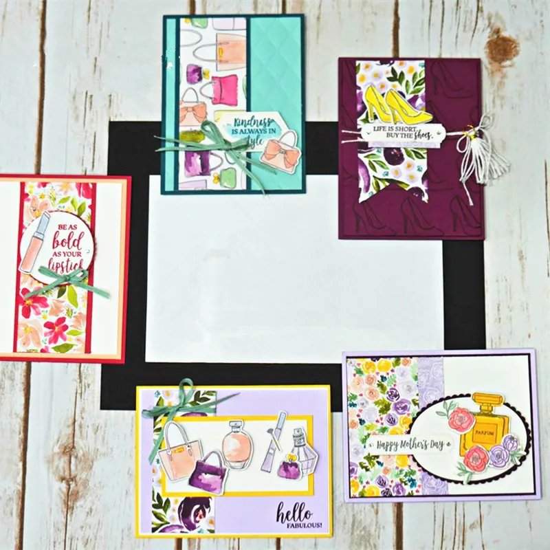 Одет чтобы произвести впечатление прозрачный Штамп для DIY скрапбукинга карты