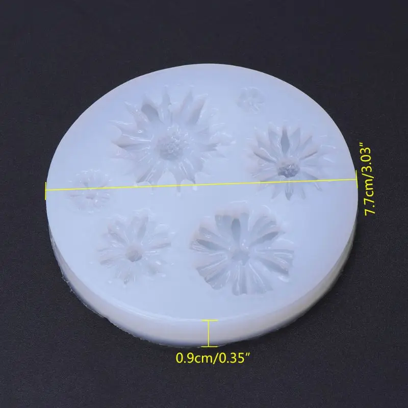 

Silicone Mold DIY Jewelry Making Floral Flower Pendant Mirror Epoxy Resin Crafts