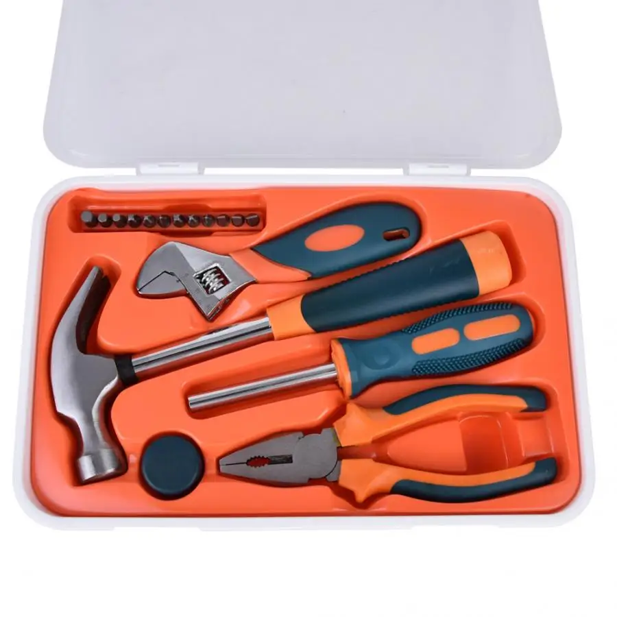

18 Pcs Household Tool Set CR V Steel Multi-Function Combination Repairing Tool Set multifunctional Hand Tool Set