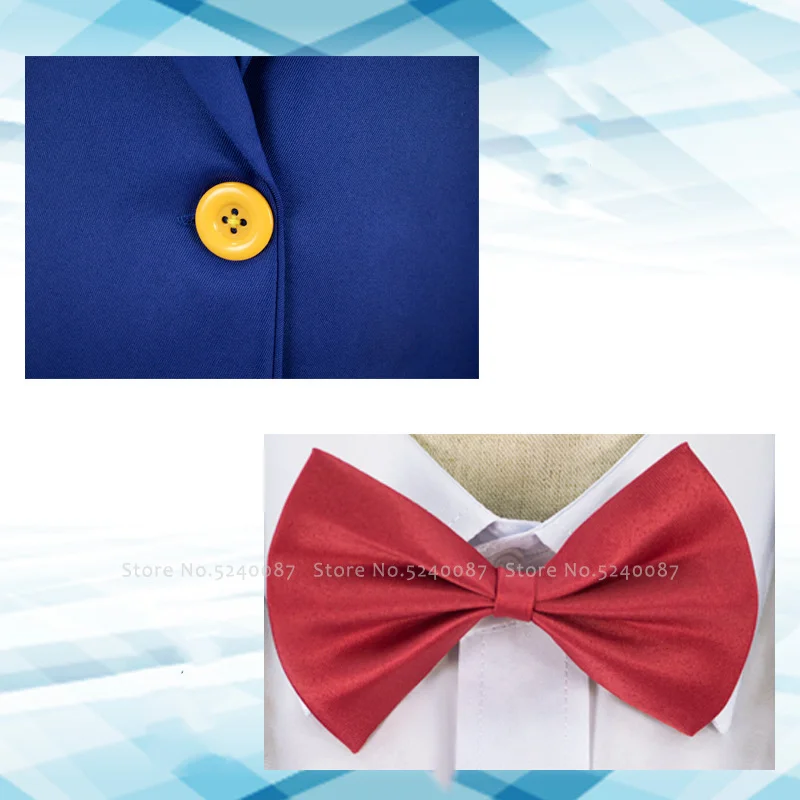 Костюм для косплея из аниме Детектив Конан с закрытым чехлом детей и взрослых