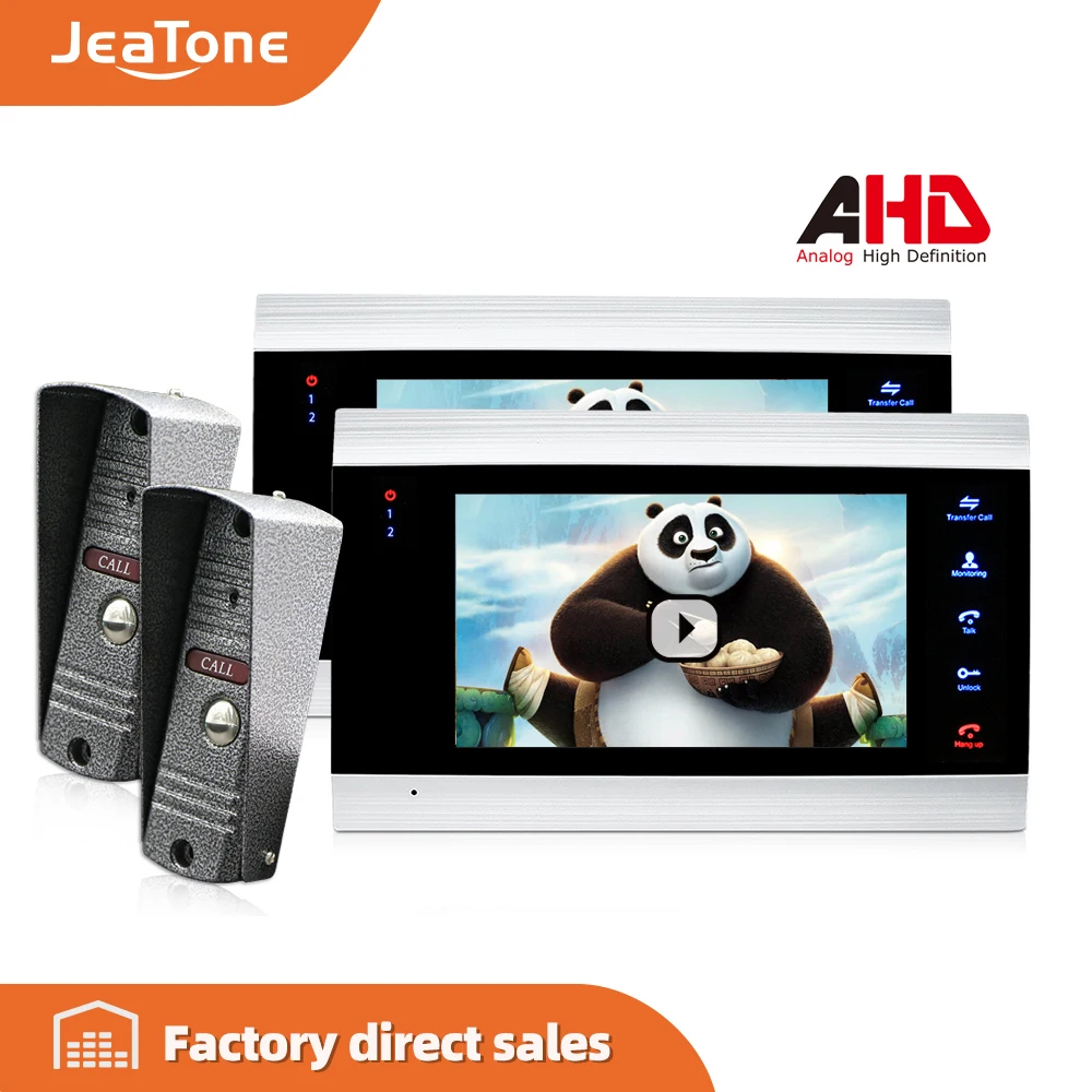Видеодомофон 720P/AHD 7 дюймовый видеодомофон дверной звонок дверная колонка