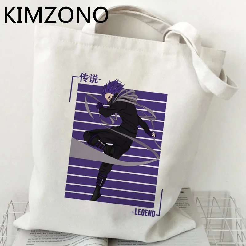 

My Hero Academia Todoroki Dabi Bakugou Boku No Hero Academia shopping bag shopper bag fabric bolsas reutilizables sac tissu