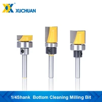 6mm 14 shank template trim hinge mortising router bit straight end mill trimmer cleaning flush trim tenon cutter forwoodworking