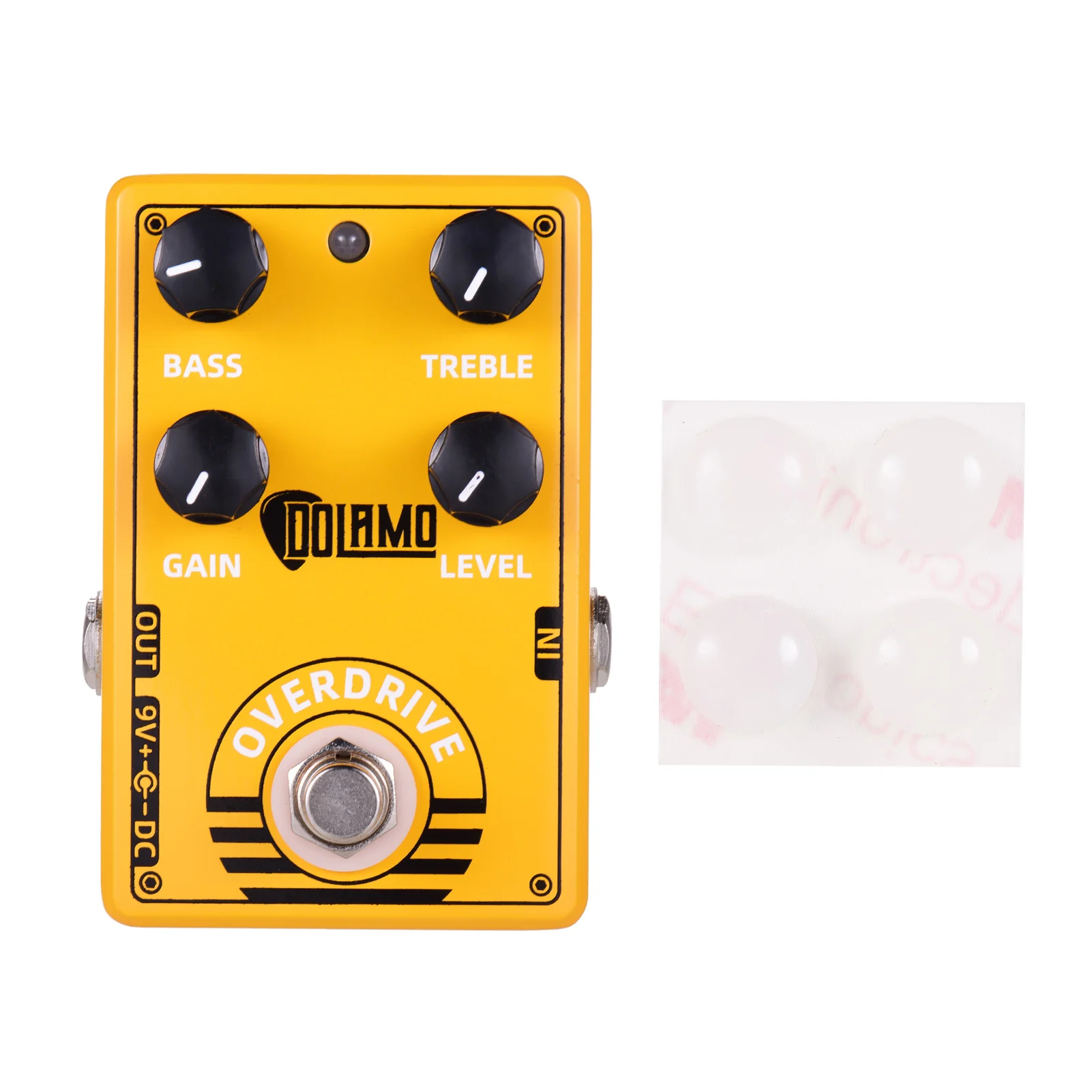 dolamo d 8 overdrive gitarre effekt pedal mit bass höhen gain level steuert und true bypass design für elektrische gitarre free global shipp