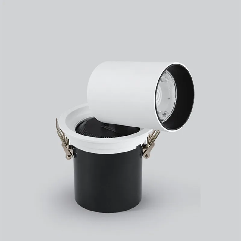 Встраиваемый круглый светодиодный точечный светильникled COB затемнения AC 110V 220V