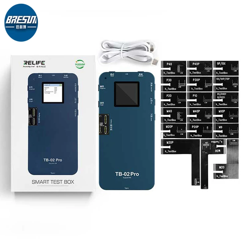 

RELIFE TB-02 Pro HW Screen Board Tester Display Touch Repair Test Box for HW P10/P20/P20P/P30/P40/Mate9/Mate10 Pro/Mate20/Mate30