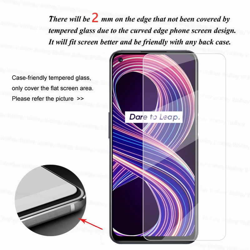 2 5d screen protector for realme 8 5g glass for realme 8 5g tempered glass protective phone film for realme 8 5g lens protector free global shipping