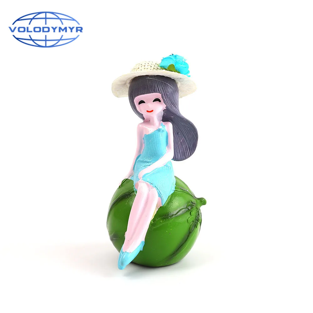

Watermelon Girl Car Decoration Resin Dashboard Toys Girl Accessories Ornament Ornaments Pendant Decor Auto Accessorie