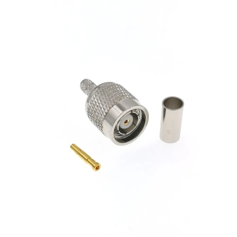 RP TNC Male для RG58 LMR195 RG400 RG142 RF соединитель|male connector|male male |