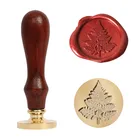 2022 воск морские штампы Ретро день рождения античная деревянная запечатывающая Скрапбукинг Sollos stempel ремесло сделай сам свадебные приглашения инструменты