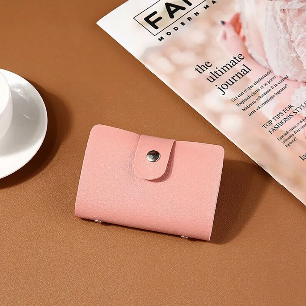 Aelicy кожаный держатель для карт Женская папка Чехол сумка паспорта Защитная